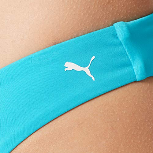 PUMA Swim Women's V-Shape Brief Parte Inferior de Bikini, Scuba Blue, S para Mujer