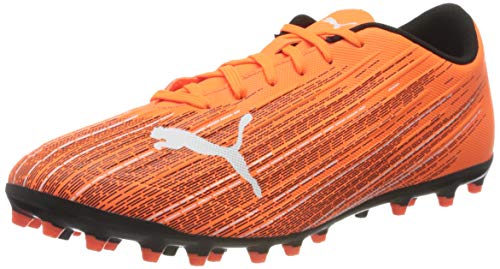 PUMA Ultra 4.1 MG, Zapatillas de fútbol Hombre, Naranja (Shocking Orange Black), 42.5 EU