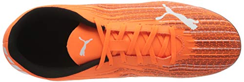 PUMA Ultra 4.1 MG, Zapatillas de fútbol Hombre, Naranja (Shocking Orange Black), 42.5 EU