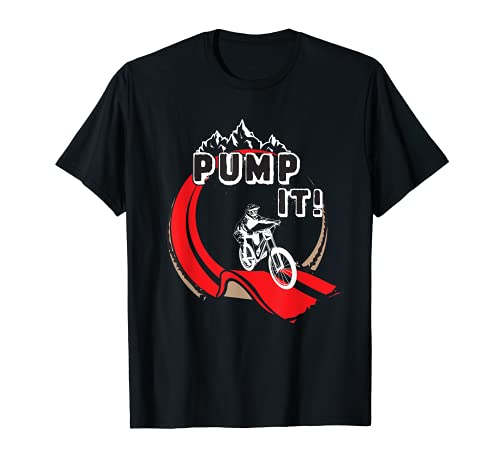 Pump Track Pump It Bicicleta de montaña BMX Loop Camiseta