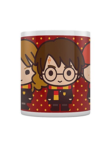 Pyramid International Harry Potter - Taza Chibi Harry Ron Hermione, 320 ML