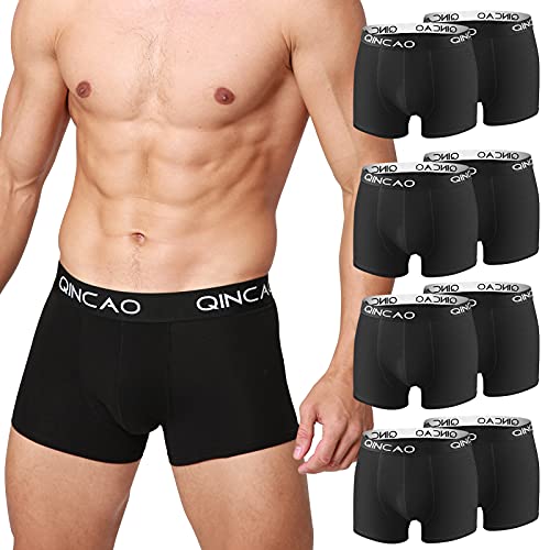 QINCAO Calzoncillos Hombre Boxer Pack de 5 o 8 Bóxer Algodón Multicolor