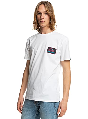 Quiksilver - Camiseta - Hombre - L - Blanco