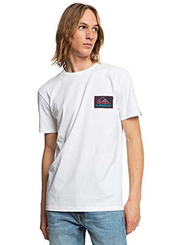 Quiksilver - Camiseta - Hombre - L - Blanco