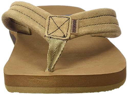 Quiksilver Carver Suede M Sndl Tkd0 - Chancletas para hombre, color Multicolor (Tan - Solid), talla 42