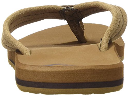 Quiksilver Carver Suede M Sndl Tkd0 - Chancletas para hombre, color Multicolor (Tan - Solid), talla 42