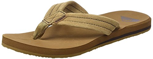 Quiksilver Carver Suede M Sndl Tkd0 - Chancletas para hombre, color Multicolor (Tan - Solid), talla 42