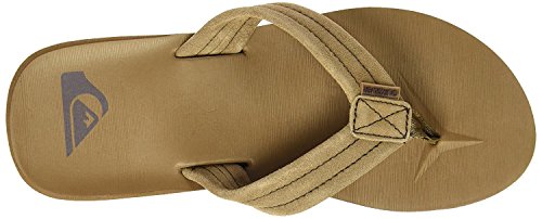 Quiksilver Carver Suede M Sndl Tkd0 - Chancletas para hombre, color Multicolor (Tan - Solid), talla 42