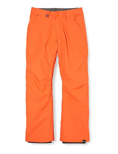 Quiksilver Estate PT Pantalones para Nieve, Hombre, Naranja (Mandarin Red Solid), L