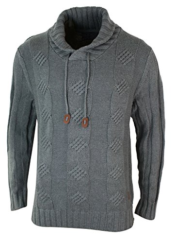 Rainbow Jersey de Punto para Caballero Gris Ocasion Formal o Casual - Gris, Medium