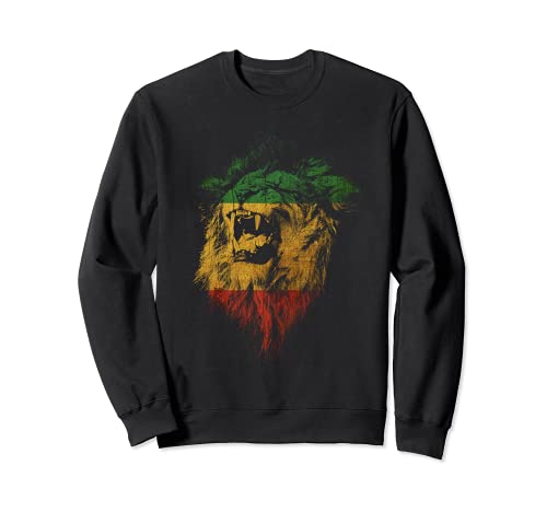 Rasta Lion Reggae Roots Design Sudadera