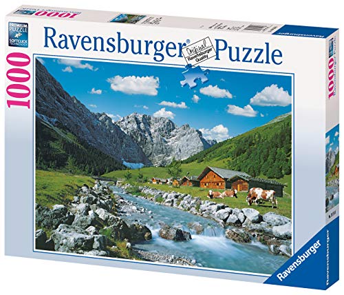 Ravensburger Puzzle 1000 Piezas, Monte Karwendel - Austria, Colección Fotos y Paisajes, Puzzle para Adultos, Rompecabezas Ravensburger de óptima calidad, Puzzles Paisajes Adultos