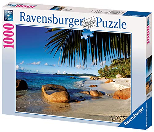 Ravensburger Puzzle 1000 Piezas, Palmitos en la Playa, Colección Fotos y Paisajes, para Adultos, Rompecabezas de Calidad