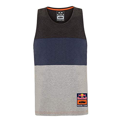 Red Bull KTM Letra Tanktop, Gris Hombres Small Top, KTM Racing Team Original Ropa & Accesorios