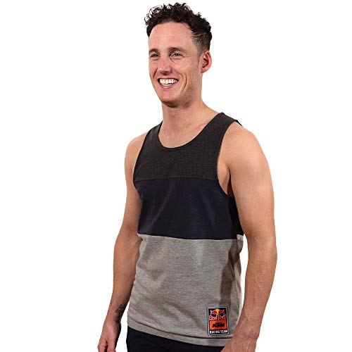 Red Bull KTM Letra Tanktop, Gris Hombres Small Top, KTM Racing Team Original Ropa & Accesorios