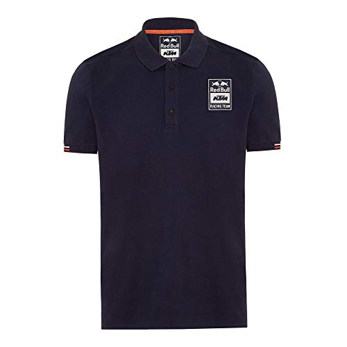 Red Bull KTM Mono Camisa Polo, Azul Hombres XXX-Large Camiseta Manga Corta, KTM Racing Team Original Ropa & Accesorios