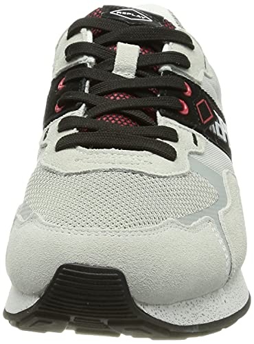 Replay Adrien-Sport Game, Zapatillas Hombre, 506 Gris, Negro y Rojo, 42 EU