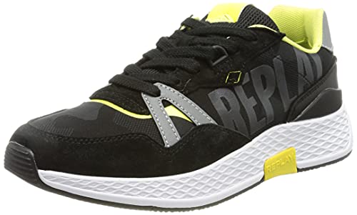 Replay Hybrid-Sport Drum, Zapatillas Hombre, 2923 Black Camo Lime, 43 EU