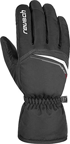 Reusch Snow King Guante, Unisex Adulto, Negro, Blanco, 7