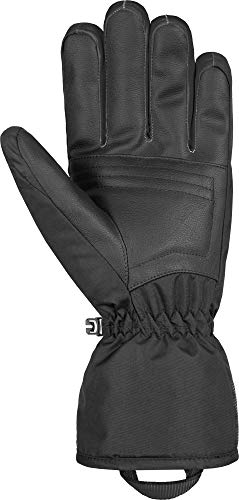 Reusch Snow King Guante, Unisex Adulto, Negro, Blanco, 7