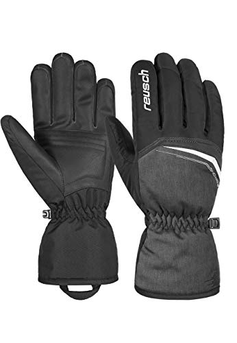 Reusch Snow King - Guantes para Hombre, Hombre, Color Black/Black Melange, tamaño 10.5