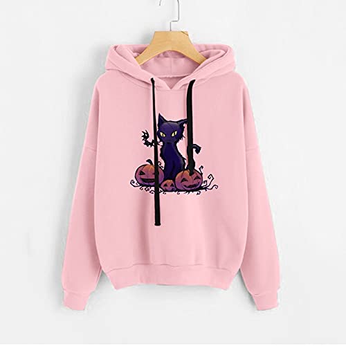 riou Sudadera con Capucha para Mujeres Otoño Invierno Tallas Grandes Casual Chaqueta Caliente y Esponjoso Tops Suéter Abrigo Jersey Hoodies Deportivos Pullover Moda Originales