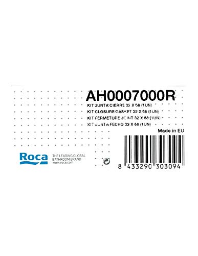 Roca AH0007000R - Kit Junta Cierre 32 X 68 (1Un) Recambio - Colleción De Baño - Porcelana - Mecanismos