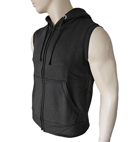 ROCK-IT Apparel®, Chaleco de Entrenamiento sin Mangas para Hombre, Sudadera, Jogging, Entrenamiento, Fitness, Tallas S-4XL Tank Top en Negro S