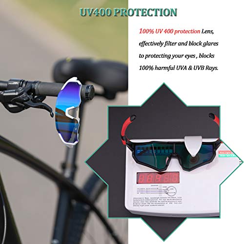 ROCKBROS Gafas de Sol Fotocromáticas/Polarizadas de Ciclismo Bicicleta Montaña Carretera MTB Protección UV400 Unisex Running Pesca Conducción