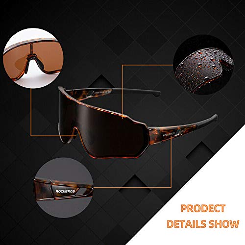 ROCKBROS Gafas Fotocromáticas/Polarizadas de Sol para Hombre y Mujer Protección UV400 para Bicicleta Pesca Running Conducir Deportes al Aire Libre