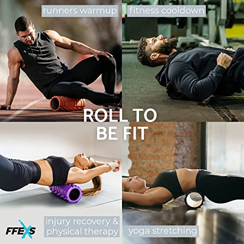 Rodillo de Espuma Foam Roller Pequeño Pilates para Terapia de Masaje – Para Muscular Fitness Pilates Yoga - La Mejor Herramienta de Masaje para Todo Deportivo - Tejido Profundo Liberación Miofascial