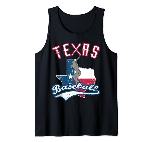 Ropa deportiva vintage Texas Baseball Game Day Atrapado Camiseta sin Mangas