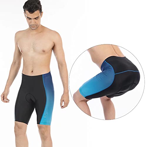 ROTTO Pantalones Cortos de Ciclismo para Hombre Pantalones Cortos de Bicicleta Acolchados