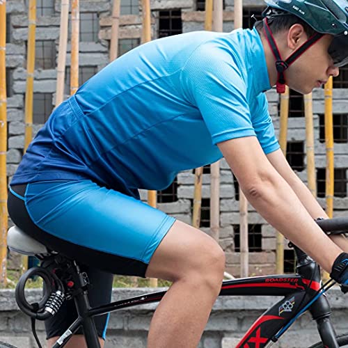 ROTTO Pantalones Cortos de Ciclismo para Hombre Pantalones Cortos de Bicicleta Acolchados