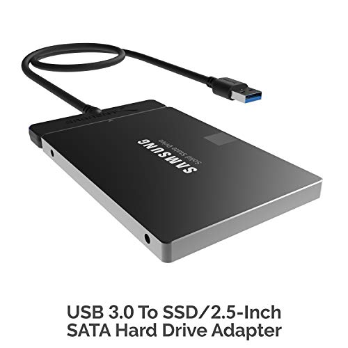 Sabrent Adaptador de Disco Duro USB 3.0 a SSD / 2,5 Pulgadas SATA I/II/III (EC-SSHD)