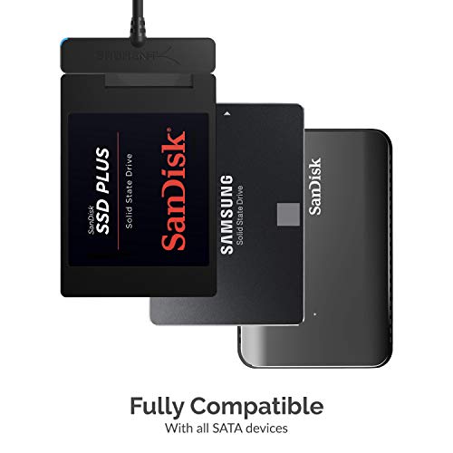 Sabrent Adaptador de Disco Duro USB 3.0 a SSD / 2,5 Pulgadas SATA I/II/III (EC-SSHD)