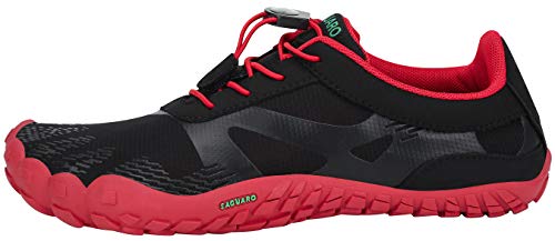 SAGUARO Barefoot Zapatillas de Trail Running Hombre Mujer Zapatillas Ligeros de Secado Rápido para Playa Beach Surf Mar Piscina Río Yoga Cycling Deportes Acuáticos,Rojo 42 EU