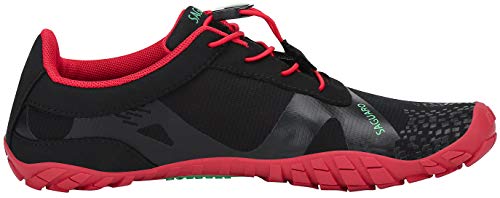 SAGUARO Barefoot Zapatillas de Trail Running Hombre Mujer Zapatillas Ligeros de Secado Rápido para Playa Beach Surf Mar Piscina Río Yoga Cycling Deportes Acuáticos,Rojo 42 EU