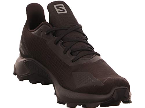 Salomon Alphacross Blast Gore-Tex (impermeable) Hombre Zapatos de trail running, Negro (Black/Black/Black), 43 ⅓ EU
