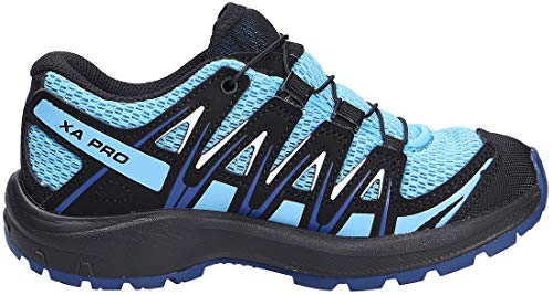 Salomon XA Pro 3D Junior unisex-niños Zapatos de trail running, Azul (Ethereal Blue/Surf The Web/White), 35 EU