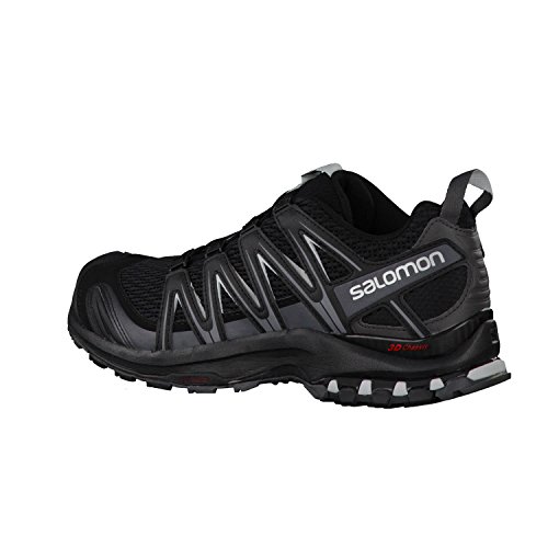 Salomon XA Pro 3D, Trail Running Shoe Mujer, Negro (Black/Magnet/Quiet Shade), 43 1/3 EU