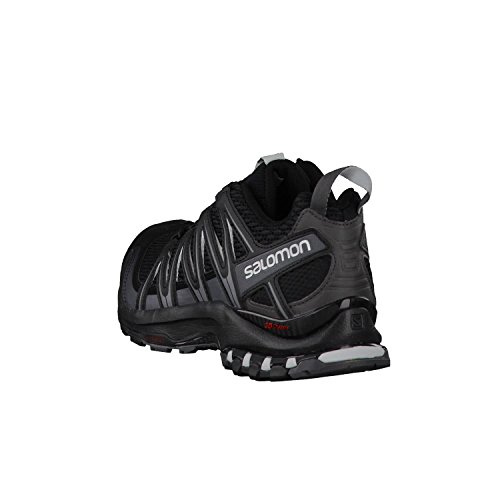 Salomon XA Pro 3D, Trail Running Shoe Mujer, Negro (Black/Magnet/Quiet Shade), 43 1/3 EU