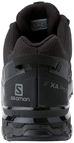 Salomon XA Pro 3D V8 Gore-Tex (impermeable) Hombre Zapatos de trail running, Negro (Black/Black/Black), 41 ⅓ EU