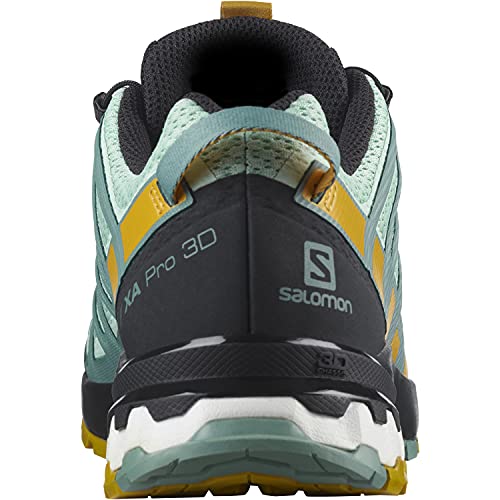 Salomon XA Pro 3D V8 Mujer Zapatos de trail running, Verde (Yucca/Trellis/Arrowwood), 36 EU