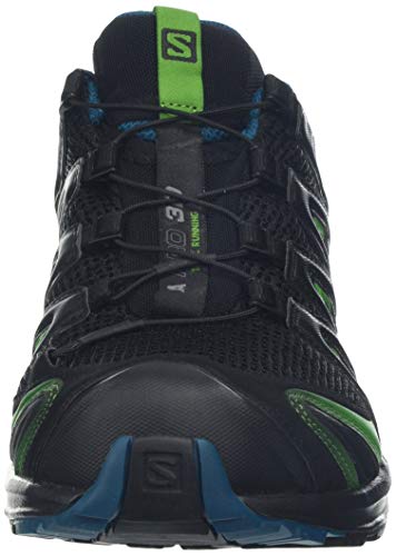 Salomon XA Pro 3D, Zapatillas de Trail Running Hombre, Negro Black Deep Lagoon Onlime Lime, 45 1/3 EU