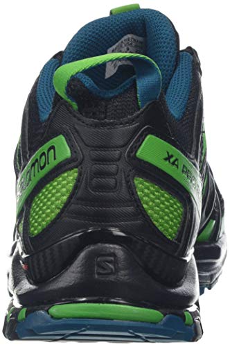 Salomon XA Pro 3D, Zapatillas de Trail Running Hombre, Negro Black Deep Lagoon Onlime Lime, 45 1/3 EU