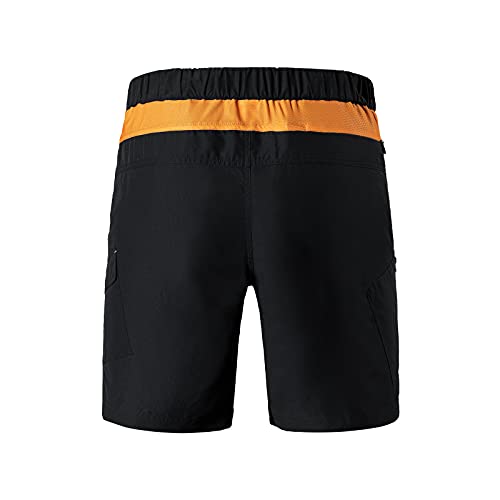 Santic Pantalones Cortos MTB Hombre Pantalones Cortos Ciclismo para Hombre Negro EU L