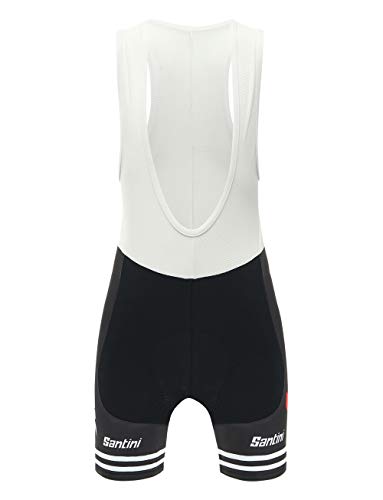 Santini Trek-Segafredo 2019 Pantalones Cortos, Unisex niños, Negro, 7Y