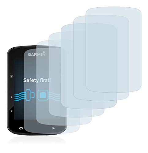 savvies Protector Pantalla Compatible con Garmin Edge 520 Plus (6 Unidades) Película Ultra Transparente