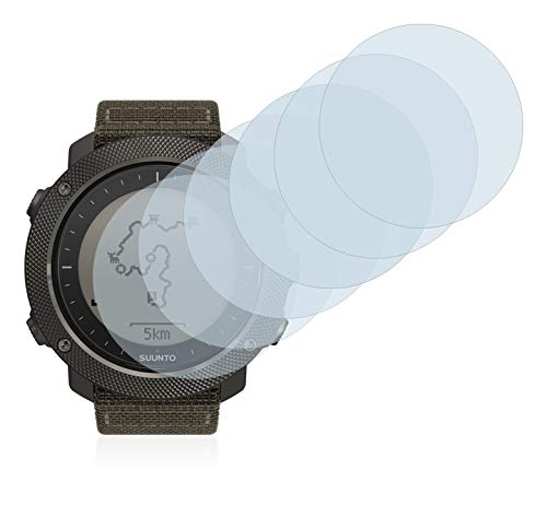 savvies Protector Pantalla Compatible con Suunto Traverse Alpha (6 Unidades) Película Ultra Transparente